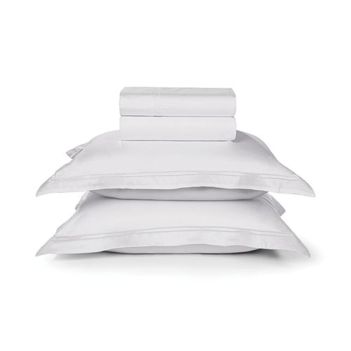 Jogo de Cama Queen Trussardi 300 Fios Cetim 100% Algodão Egípcio Galieno Branco