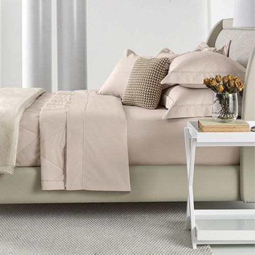 Jogo de Cama King Trussardi 200 Fios Percal 100% Algodão Piero Soft Rose