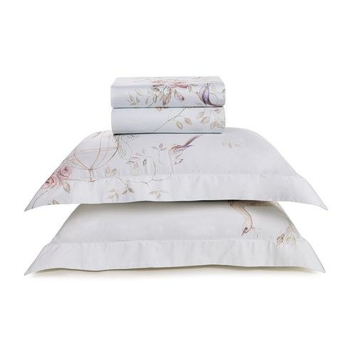 Jogo de Cama Casal 300 Fios 100% Algodão Pavoniere