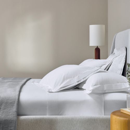 Jogo de Cama Queen 200 Fios 100% Algodão Novoli Branco