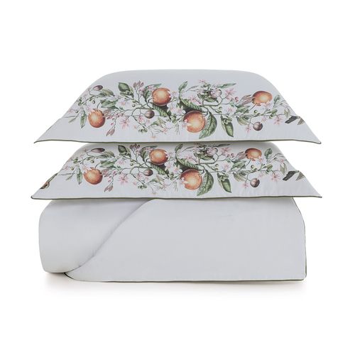 Jogo de Colcha King 100% Algodão Egípcio Arancia