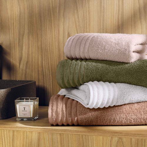 Toalha de Rosto 100% Algodão Imperiale Argila